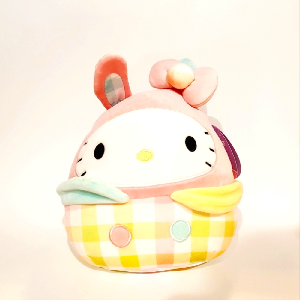 SQUISHMALLOW SANRIO HELLO KITTY EASTER RABBIT PLUSH 9”